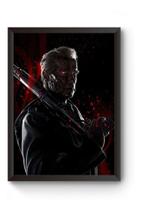 Quadro O Exterminador Do Futuro Poster Moldurado Quadro O Exterminador Do Futuro Poster Moldurado