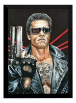 Quadro O Exterminador Do Futuro Tattoo Studio Arte Moldurada