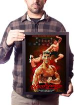 Quadro O Grande Dragão Branco Van Damme Arte Pôster