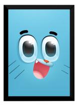 Quadro O Incrível Mundo De Gumball Arte Moldurada 42x29cm Quadro O Incrível Mundo De Gumball Arte Moldurada 42x29cm