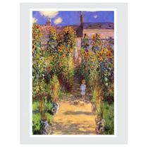 Quadro O Jardim em Vetheuil de Claude Monet 31x46cm