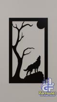 Quadro - O Lobo em MDF.