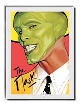 Quadro O Maskara Mascara Filme Arte Na Moldura Branca