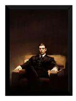 Quadro O Poderoso Chefão 3 Al Pacino Arte Poster Moldurado Quadro O Poderoso Chefão 3 Al Pacino Arte Poster Moldurado