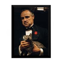 Quadro O Poderoso Chefão Vito Corleone Foto Poster Moldurado