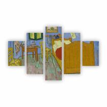 Quadro O Quarto Van Gogh Arte Canvas 110x65cm