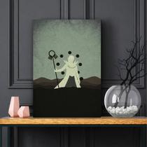 Quadro Obito 6 Caminhos Naruto decorativo Tela de Tecido