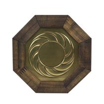 Quadro Oitavado Radiônico Turbilhão 18cm