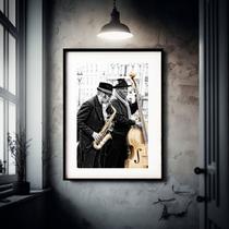 Quadro Old Style Jazz 60x48cm