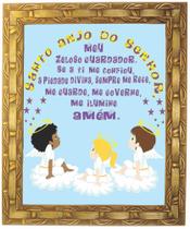 Quadro Oração Anjo Da Guarda, Menino, 01, 30X25cm. Angelus