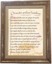 Quadro Oração Pelas Famílias, Mod. 1, Tam. 53x43cm. Angelus