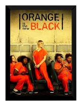 Quadro Orange Is The New Black Serie Poster Moldurado