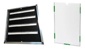 Quadro Organizador Para 100 Chaves + Display Acrílico A4 Quadro Organizador Para 100 Chaves + Display Acrílico A4