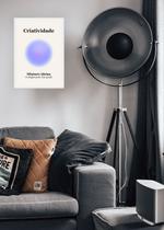 Quadro Originalidade/Criatividade com Vidro e Moldura Branca Tamanho:21cm x 30cm (A4)