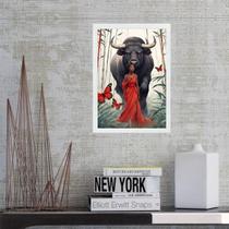 Quadro Orixá Iansã - Boi Borboletas 45X34Cm