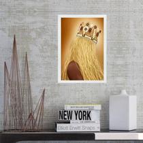 Quadro Orixá Obaluaê 45X34Cm - Com Vidro Quadro Orixá Obaluaê 45X34Cm - Com Vidro