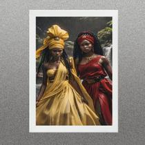 Quadro Orixás - Oxum E Iansã 33X24Cm Quadro Orixás - Oxum E Iansã 33X24Cm