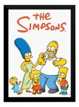 Quadro Os Simpsons Desenho Poster Com Moldura Quadro Os Simpsons Desenho Poster Com Moldura