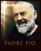 Quadro Padre São Pio de Pietreltina 40x50cm Moldura e Vidro