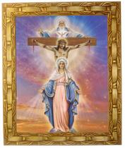 Quadro Pai, Filho, Esp. Sto. e Maria, 01, 30x25cm. Angelus