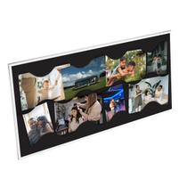 Quadro Painel de Organização Moldura Fotos Modelo Ondas MDF Quadro Painel de Organização Moldura Fotos Modelo Ondas MDF