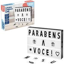 Quadro / painel letreiro luminoso light box com letras / numeros / simbolos a pilha / usb - WESTERN Quadro / painel letreiro luminoso light box com letras / numeros / simbolos a pilha / usb - WESTERN