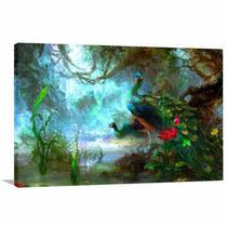 Quadro Paisagem Artístico Natureza decorativo Tela em Tecido