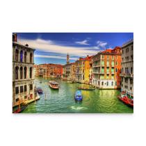 Quadro Paisagem Cidade De Veneza O Colorido De Veneza Decorativo Canvas Grande - Bimper
