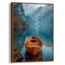 Quadro Paisagem de Tranquilidade nas Montanhas Refletidas