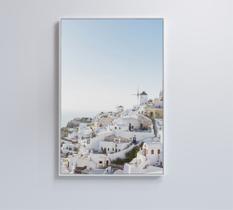 Quadro paisagem ilha santorini