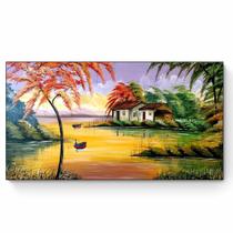 Quadro Paisagem Pintura Em Tela