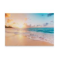 Quadro Paisagem Praia Mar Pôr Do Sol Decorativo Moderno Canvas Grande Para Sala Hall- Bimper Quadro Paisagem Praia Mar Pôr Do Sol Decorativo Moderno Canvas Grande Para Sala Hall- Bimper