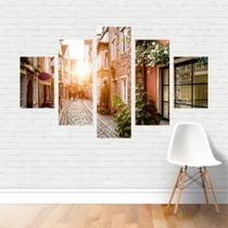 Quadro Paisagens São Petersburgo Rua Rússia Luz Sol Canvas