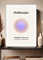 Quadro Paixão/Dedicação/Entrega com Vidro e Moldura Branca Tamanho:21cm x 30cm (A4) Quadro Paixão/Dedicação/Entrega com Vidro e Moldura Branca Tamanho:21cm x 30cm (A4)