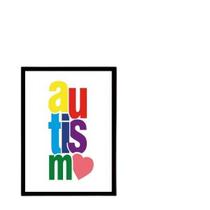 Quadro Palavra 33X24Cm - Com Vidro