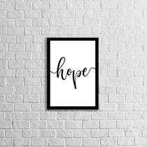 Quadro Palavra Hope 24X18Cm Quadro Palavra Hope 24X18Cm