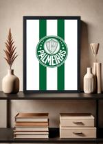 Quadro Palmeiras Alma Palmeirense - Com Vidro Tamanho:21cm x 30cm (A4)