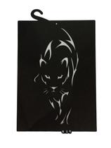 Quadro Pantera 45x29 Cm Preto