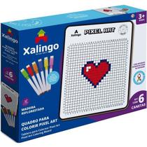 Quadro para Colorir Pixel ART Xalingo