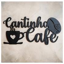 Quadro para Cozinha Cantinho do Café Área Gourmet em MDF