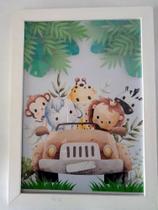 Quadro Para Decoração de Quarto Infantil Safari Quadro Para Decoração de Quarto Infantil Safari