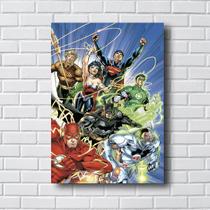 Quadro para Decoração Liga da Justiça