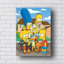 Quadro para Decoração Os Simpsons Retrato - Clube Comix
