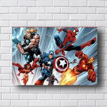 Quadro para Decoração Os Vingadores - Avengers