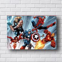 Quadro para Decoração Os Vingadores - Avengers - Clic Store