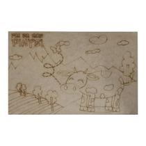 Quadro para Pintura Fazenda Vaquinha 30x20 Mdf Madeira Quadro para Pintura Fazenda Vaquinha 30x20 Mdf Madeira