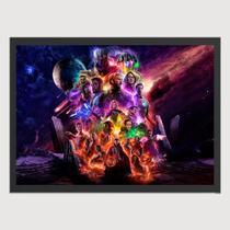 Quadro para Quarto Avengers Guerra infinita Poster 45x33 A3