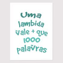 Quadro para Quarto Cachorro Frase 45 x33 A3