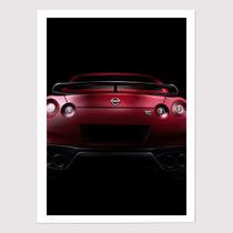 Quadro para Quarto Carro Nissan Gt-r Decorativo 45 x33 A3