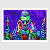 Quadro para Quarto CSGO Counter Strike Terrorista 5 45x33 A3